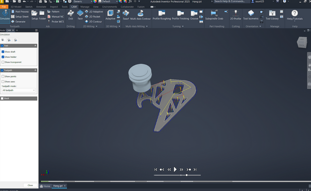 Inventor CAM Interface