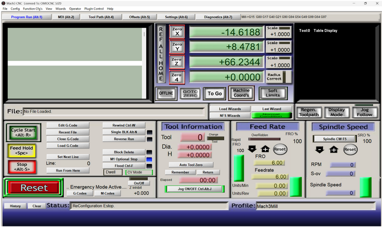 Mach3 Interface